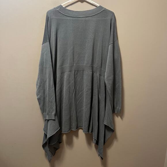 Peruvian Connection Women’s Asymmetrical Hem 100% Pima Cotton Sweater Size XL - Picture 5 of 6